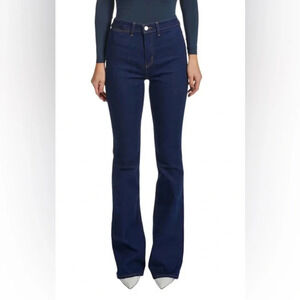NWOT L'AGENCE Joplin 70s High-Rise Flare Jeans Rinse Dark Wash Denim Women’s 25